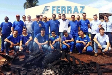 Funcionários da Ferraz participam de treinamento da Brigada de Incêndio
