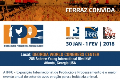 IPPE ATLANTA - FERRAZ ESTARÁ PRESENTE NA FEIRA