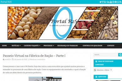 Passeio Virtual na Fábrica de Ração – Parte I | Rafael Resende, Portal R2S